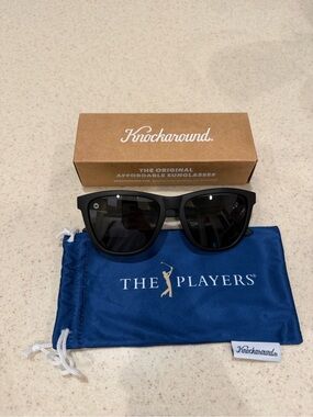Knockaround NWT Premiums Black on Black Sunglasses - The Players Championship